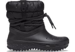 Crocs Classic Neo Puff Luxe Boots pre ženy, 36-37 EU, W6, Snehule, Čižmy, Black, Čierna, 207312-001