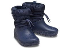 Crocs Classic Neo Puff Luxe Boots pre ženy, 36-37 EU, W6, Snehule, Čižmy, Navy, Modrá, 207312-410