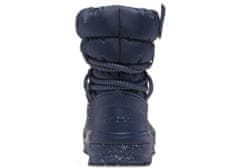Crocs Classic Neo Puff Luxe Boots pre ženy, 39-40 EU, W9, Snehule, Čižmy, Navy, Modrá, 207312-410