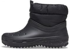 Crocs Classic Neo Puff Shorty Boots pre ženy, 39-40 EU, W9, Snehule, Čižmy, Black, Čierna, 207311-001