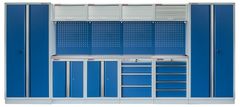 AHProfi Kvalitný PROFI BLUE dielenský nábytok - 4535 x 495 x 2000 mm - MTGS1300BB3