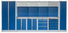 AHProfi Kvalitný PROFI BLUE dielenský nábytok 4235 x 495 x 2000 mm - MTGS1300BB6