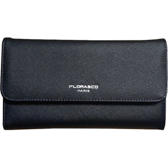 FLORA & CO Dámska peňaženka K1218 Noir