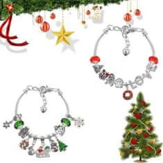 VIVVA® Vianočný adventný kalendár s náramkami a šperkami (24-dielna sada) | ADVENTBRACE