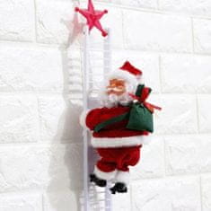 HOME & MARKER® Šplhajúca sa vianočná dekorácia Santa | LADDERSANTA