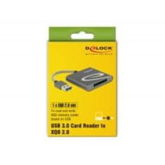 DELOCK USB 3.0 čítačka kariet pre pamäťové karty XQD 2.0