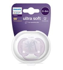 Philips Avent Cumlík Ultrasoft Premium 0-6m fialová, 1 ks
