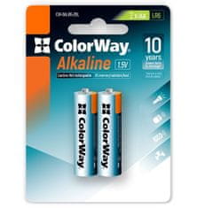 ColorWay alkalická batéria AA/ 1.5V/ 2ks v balení/ Blister