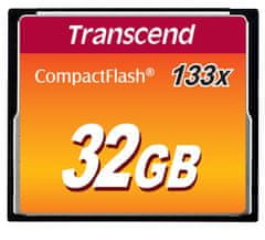 Transcend 32GB CF (133X) pamäťová karta (MLC)