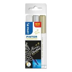 Pilot Pintor Extra Fine Súprava akrylových popisovačov 1,5 - 2,2 mm Celebrations 3 ks