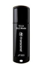 Transcend 16GB JetFlash 180I, USB 3.0 priemyselný flash disk (SLC mode), 155MB/s R, 135MB/s W, čierna