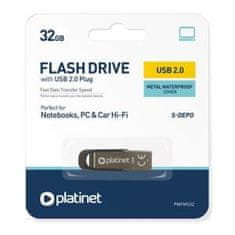 Platinet PENDRIVE USB 2.0 S-Depo 32GB METAL