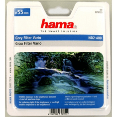HAMA filter sivý Vario ND2-400, 55 mm