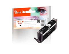 Peach kompatibilný cartridge Canon CLI-551BK, čierna, 8,5 ml