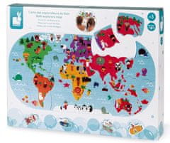 Janod Puzzle do vane Mapa sveta 28 dielikov