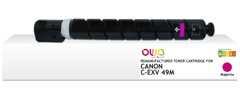 Armor OWA toner kompatibilný s Canon C-EXV49M, 19000st, červená/magenta
