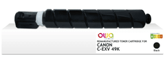 Armor OWA toner kompatibilný s Canon C-EXV49K, 36000st, čierna/black