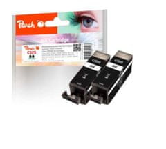 Peach kompatibilný cartridge Canon PGI-525*2 TwinPack, black, 2x19 ml