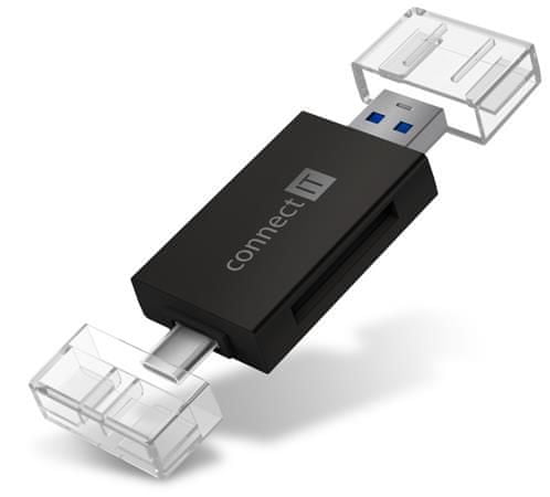 Connect IT USB-C/USB-A čítačka kariet