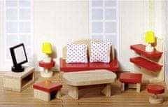 Goki Nábytok pre bábiky: Obývacia izba Basic
