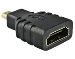 Akyga adaptér HDMI/microHDMI/ABS/cierna