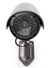 Nedis atrapa bezpečnostné kamery s infračervenou LED/ bullet/ IP44/ vonkajšie/ šedá