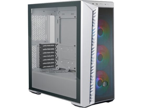 Cooler Master PC skriňa MASTERBOX 520 MESH, Midi Tower, biela