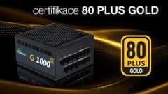 Evolveo G1000/1000W/ATX 3.0/80PLUS Gold/Modular