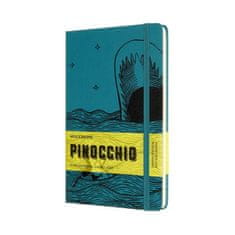 Moleskine Pinocchio zápisník The Dogfish L, linajkový
