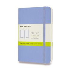 Moleskine Zápisník - mäkké dosky S, čistý, nebesky modrý