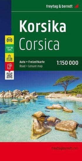 AK 0407 Korzika 1:150 000 / automapa + mapa voľného času