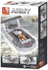 Sluban Army 9into1 M38-B0537D Vyloďovací čln 3v1