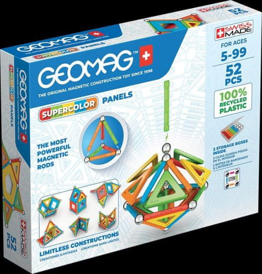 Geomag Supercolor - Panels 52 dielikov