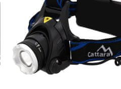 Cattara LED čelovka 570lm ZOOM nabíjací