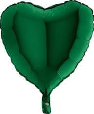Grabo Nafukovací balónik zelené srdce 46 cm -