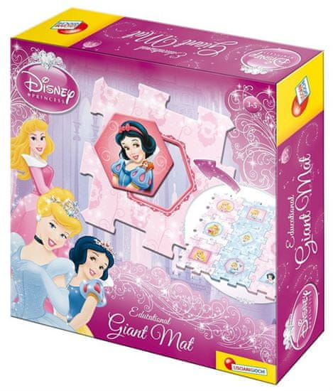 Lisciani Puzzle Disney princeznej GIANT MAT 12 dielikov