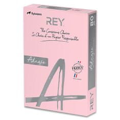Farebný papier Rey Adagio pastelový, 500 listov, ružový