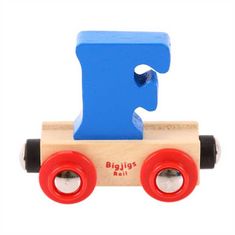 Bigjigs Toys Bigjigs Rail Vagónik drevené vláčikodráhy - Písmeno F