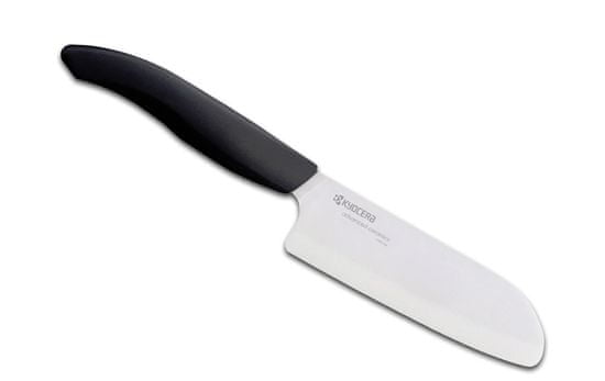 Kyocera keramický profesionálny kuchynský nôž, biela čepeľ - 11,5 cm, čierna rukoväť