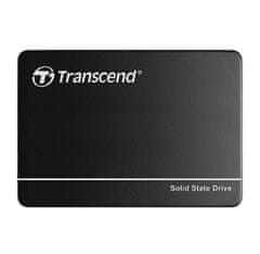 Transcend SSD420K 128GB Industrial SSD disk 2.5" SATA3, MLC, Ind., Aluminium case, čierny