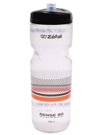Zéfal Fľaša ZEFAL Sense M80 NEW transparentná/čierna/oranžová