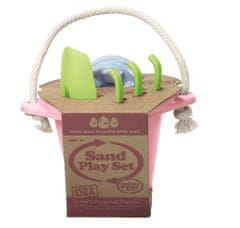 Green Toys Ružový set na piesok