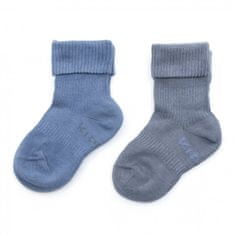 Detské ponožky Stay-on-Socks 12-18m 2 páry Denim Blue