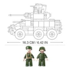 Sluban Model Bricks M38-B0753 Obrnené bojové vozidlo 6x6 EBRC Jaguar