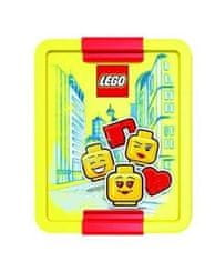 LEGO Box na desiatu ICONIC Girl - žltá/červená