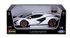 1:18 TOP Lamborghini Sián FKP 37 White/Black