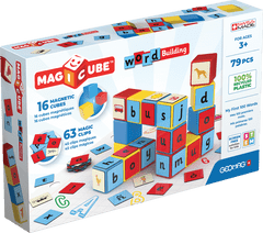 Geomag Magnetické kocky Magicube Word 79 kociek