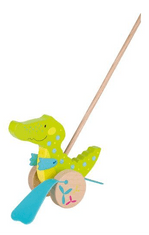 Goki Drevený krokodíl na tyči