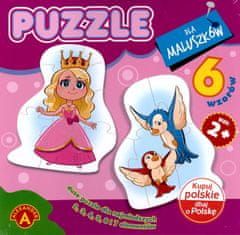 Alexander Baby puzzle Princezná 6v1 (2-7 dielikov)