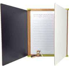 Jeujura Drevená trojkrídlová multifunkčná tabuľa 153x66 cm s príslušenstvom